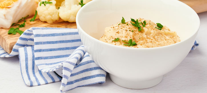Trüffel-Kartoffelpüree mit gebratenem Kabeljau