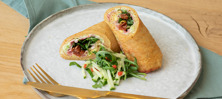 Wrap mit Roastbeef und Trüffelmayonnaise