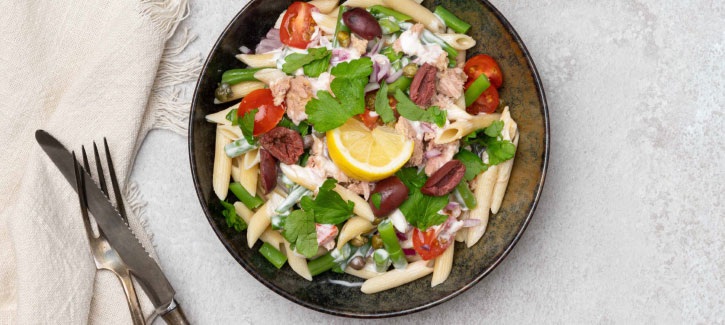 Penne mit Thunfisch und Artischocke