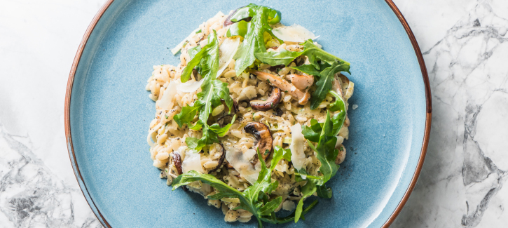 Risotto mit Kastanienchampignons