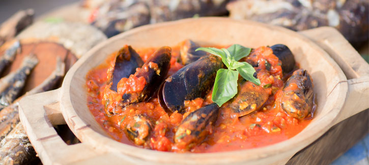 Italienische Muscheln