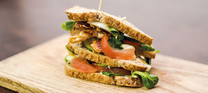 Club-Sandwich Hähnchen