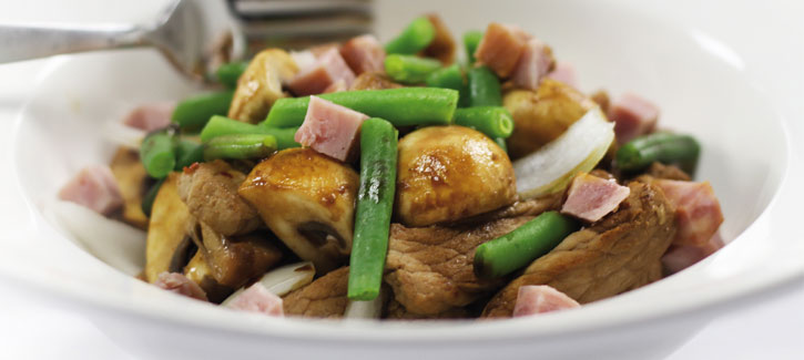 Wokgericht mit Schweinefilet