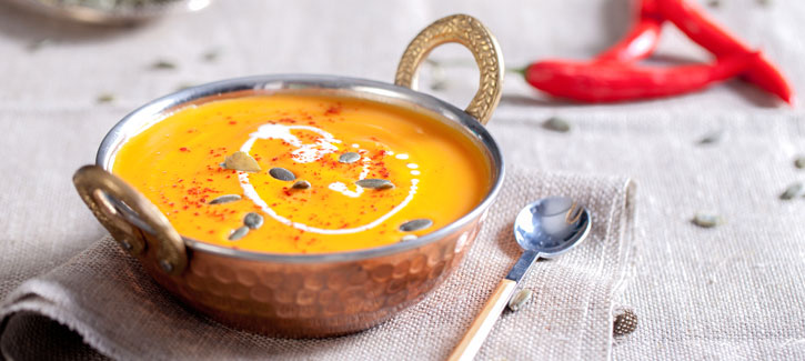 Cremige Kürbissuppe