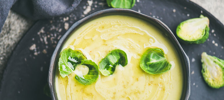 Rosenkohl-Cremesuppe