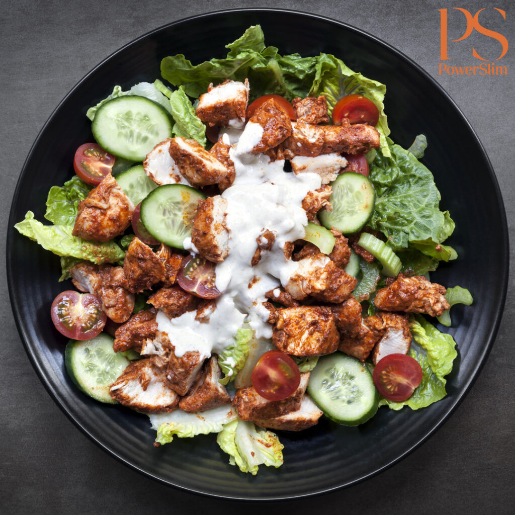 Hähnchen-Tandoori-Salat