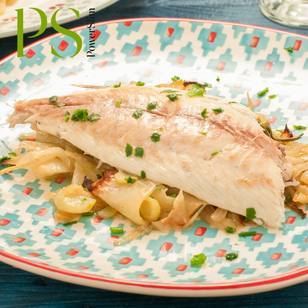 Weißfisch mit geschmortem Fenchel