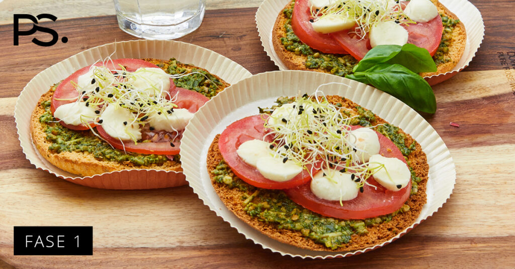 Mediterranes Brötchen Caprese